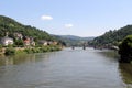 Heidelberg and the Neckar river Royalty Free Stock Photo