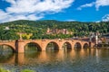 Heidelberg, Old Bridge and Castle Royalty Free Stock Photo