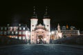 Heidelberg Old Bridge at night, Baden-Wurttemberg, Germany Royalty Free Stock Photo