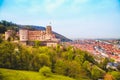 Heidelberg panorama with famous Heidelberg Castle in springtime, Baden-Wurttemberg, Germany Royalty Free Stock Photo