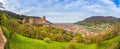 Heidelberg panorama with famous Heidelberg Castle in springtime, Baden-Wurttemberg, Germany Royalty Free Stock Photo