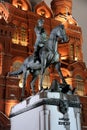 At the height of Fame and Greatness - Monument to Zhukov Royalty Free Stock Photo