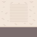 Height grid for mugshot flat color vector illustration