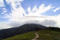 Cloudy morning of Tai Mo Shan, Hong Kong