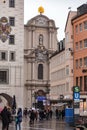 Heilig-Geist-Kirche, Church of the Holy Spirit is a Gothic hall church in Munich, Germany Royalty Free Stock Photo