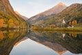 Heiligenblut town, Beautiful Autumn Scenery of European Countryside , Austria, Europe