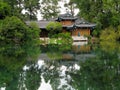 Heilong tan park in jiuzhaigou valley, china Royalty Free Stock Photo