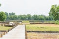 Shangjing Longquanfu of Bohai Kingdam Ruins. a famous historic site in Ning'an, Heilongjiang, China.