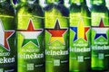 Heineken beer global brand for the 2021 European Football Championship Royalty Free Stock Photo