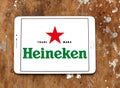 Heineken beer logo Royalty Free Stock Photo