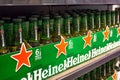 Heineken beer on a shelf