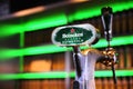 Heineken Beer Tap Royalty Free Stock Photo