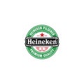Heineken logo editorial illustrative on white background Royalty Free Stock Photo