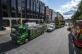 Heineken lorry with kegs in the centre of Dublin, Ireland