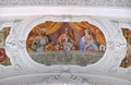 Heinrich, Count of Altdorf, Welf I, Ata von Hohenwart fresco in the Basilica of St. Martin and Oswald in Weingarten, Germany