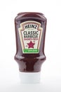 Heinz barbecue sauce pot Royalty Free Stock Photo