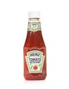 Heinz ketchup in plastic bottle isolated on white background Royalty Free Stock Photo