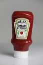 Heinz Tomato ketchup, white background Royalty Free Stock Photo