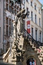 Heinzelmaennchenbrunnen Fountain in Cologne, Germany.