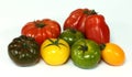 Heirloom tomatoes also know as heritage tomatoes Royalty Free Stock Photo