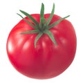 1884 Heirloom tomato  isolated Royalty Free Stock Photo