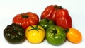 Heirloom tomatoes also know as heritage tomatoes Royalty Free Stock Photo