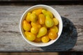 Heirloom Yellow Pear Tomatoes Royalty Free Stock Photo