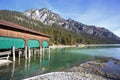 Heiterwanger See by winter, Tirol, Oesterreich Royalty Free Stock Photo