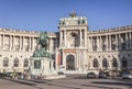 Heldenplatz and Imperial palace (Hofburg) in Vienna, Austria.