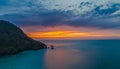 Hele bay After sunset Royalty Free Stock Photo