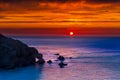 Hele bay sunset Royalty Free Stock Photo