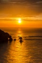Hele bay sunset Royalty Free Stock Photo