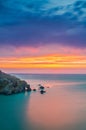 Hele bay After sunset Royalty Free Stock Photo