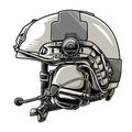 Design vector helmet tactical military