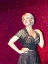 Helen Mirren in Madame Tussauds wax museum in London.