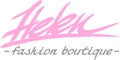 Helen.Pink lettering logo template.