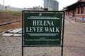 The Helena Levee Walk, Helena Arkansas. Royalty Free Stock Photo