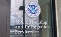 Helena, Montana - February 21, 2021: United States Citizenship and Immigration Services office, Homeland Security, federal Royalty Free Stock Photo
