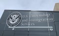 Helena, Montana - February 21, 2021: United States Citizenship and Immigration Services office, Homeland Security, federal