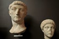 Helenistic noblemen statues dated 200 AD exhibited at the British Museum in London , United Kingdom