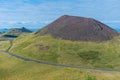 Helgafell volcano situated at Heimaey island in Iceland