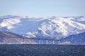 Helgeland bridge at the coast near Sandnessjoen in Norway