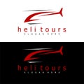 HELI LOGO ICON DESIGN Royalty Free Stock Photo