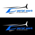HELI LOGO ICON DESIGN Royalty Free Stock Photo