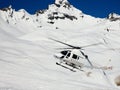 Heli-Skiing Royalty Free Stock Photo