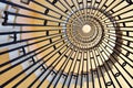 Helical stairs point Royalty Free Stock Photo