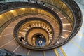 Helicoidal spiral staircases in Vatican museum rome