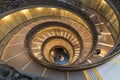 Helicoidal spiral staircases in Vatican museum rome Royalty Free Stock Photo