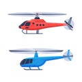 Helicopter as Rotorcraft with Horizontally-spinning Rotor Hovering in the Sky Vector Set