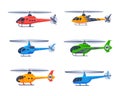 Helicopter as Rotorcraft with Horizontally-spinning Rotor Hovering in the Sky Vector Set